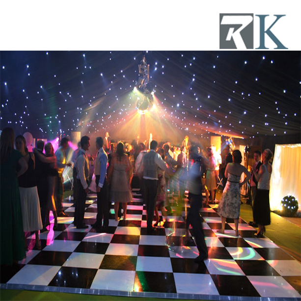 RK manufacturer flooring Plywood Dance Floor, Portable PVC floor event dance floor