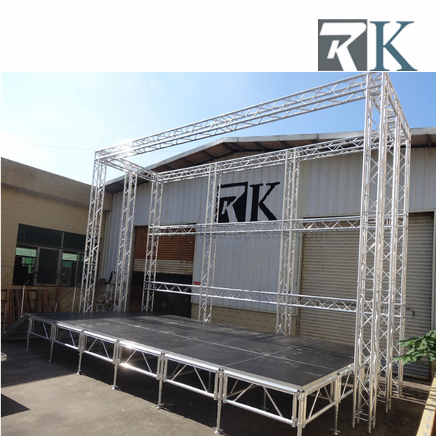 Aluminum Stage with 1m Adjustable leg for DJ show