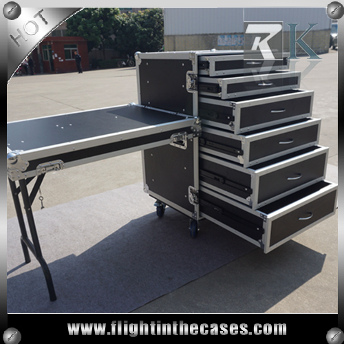 RK custom Drawer flight Case Furniture for sale