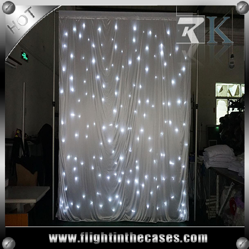 Romantic wedding backdrops star curtain for events show