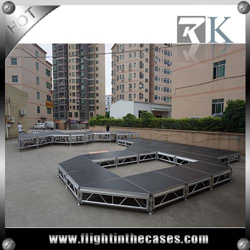 Use of aluminum stage, free to show yourselves