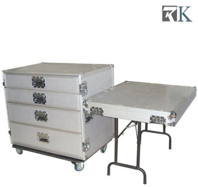 Utility Cases- Utility Flight Case with Five drawers and Stand