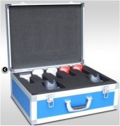 Wholesale Aluminum Instrument Case with Colorful Covering
