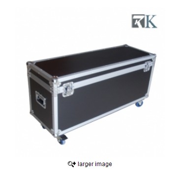 Utility Cases - RK543546 Nomad Wood Lined Fiber Hardware Flight Case with Wheels