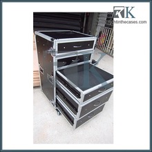 RK flight case drawer with Detachable Cover and wheel board