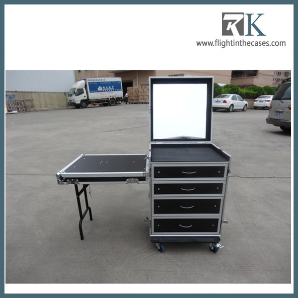 Cosmetic Flight Cases With drawers side table