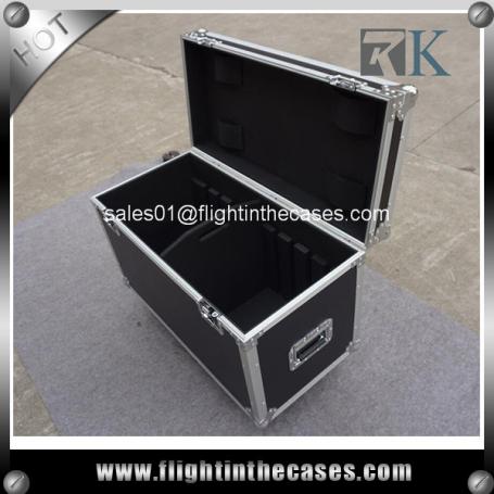 Custom Plywood Flight Case With Dividers and Wheels