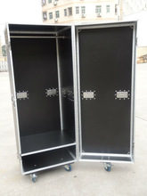 wooden clothes wardrobe flight case