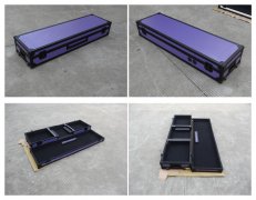 Purple Color Flight Case For Stanton T62 & Vestax VCI380 Road Case For Sale