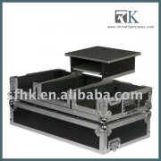 Customized High Quality Flight Case For Numark NS6 Controller With Laptop Tray