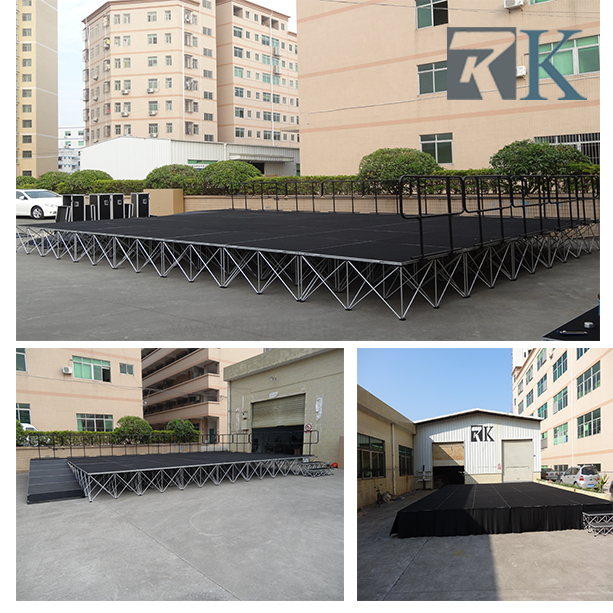 RK high quality easy carry outdoor concert stage