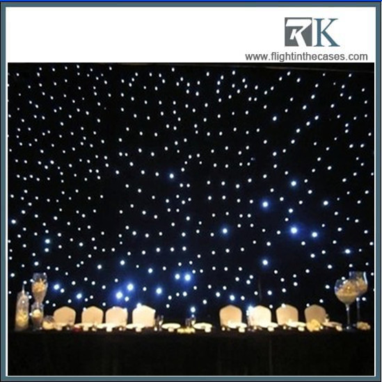 LED starry sky cloth, stage background cloth, stage theater curtain starry sky lamp, starry sky theater curtain