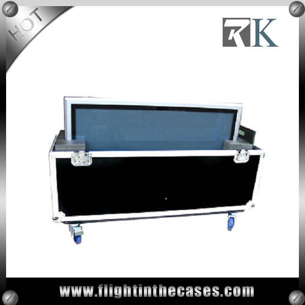 High quality protective single 50 inch plasma tv flight case