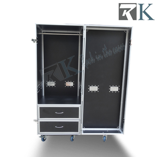 RK Popular & Useful Flight Case Wardrobe Case for Stage Performnce Clothes Wardrobe Road Case