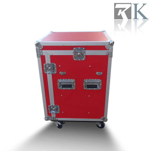 Red Four Drawers Display Flight Case